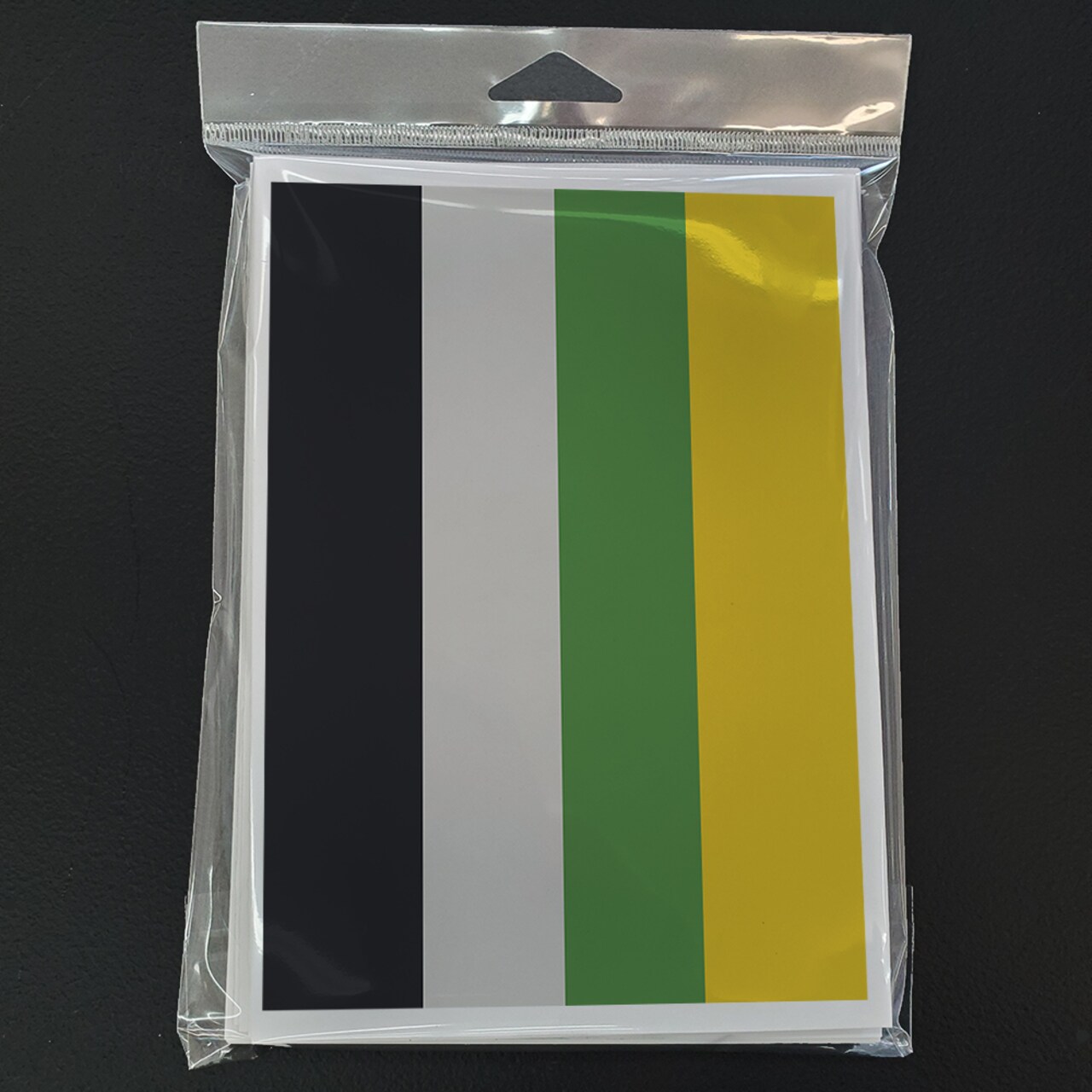 Caroline's Treasures Skiliosexual Pride Greeting Cards and Envelopes Pack of 8